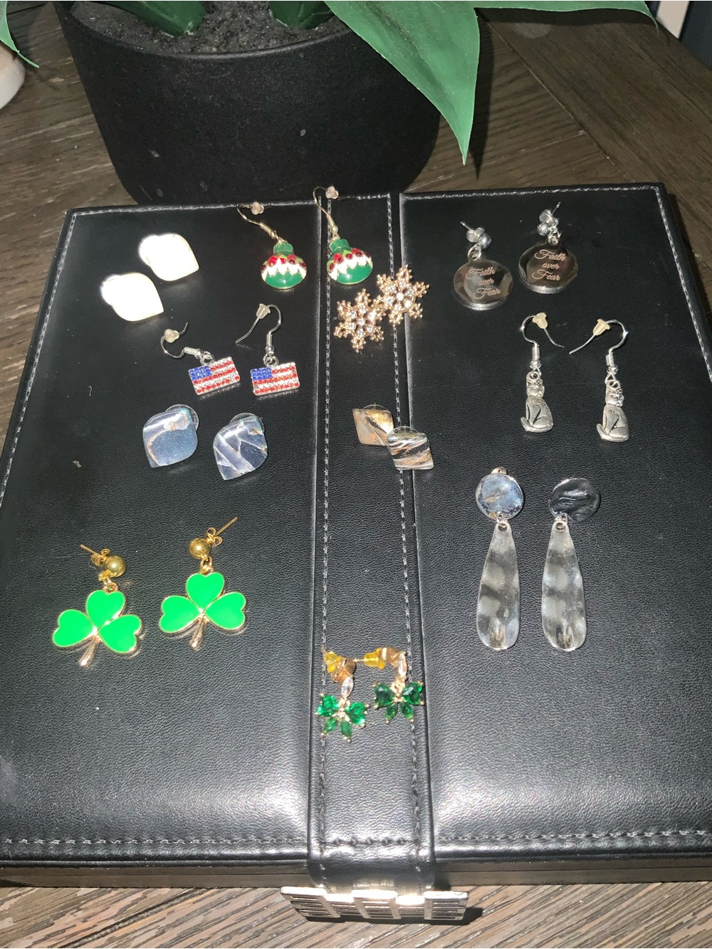 Bundle Of 11 Assorted Pierced Earrings